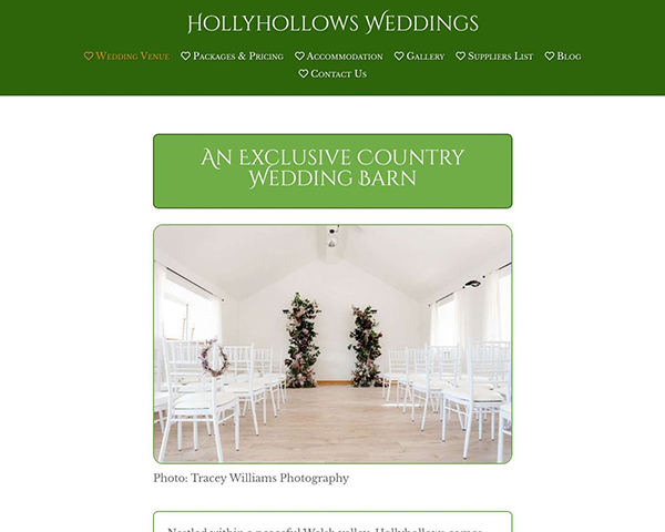 Holly Hollows Weddings