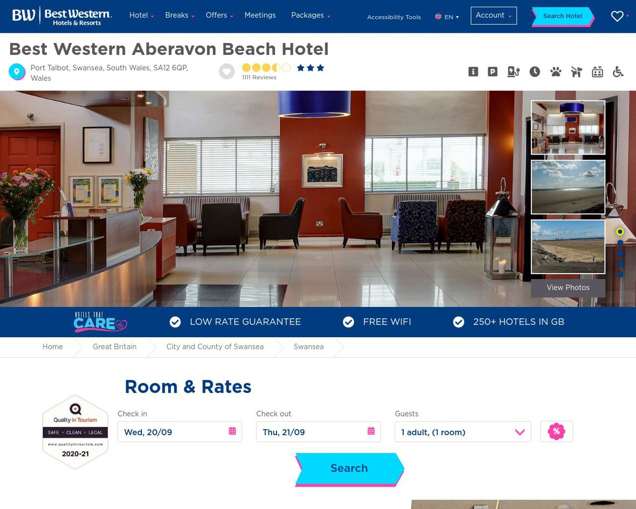 Best Western Aberavon Beach Hotel