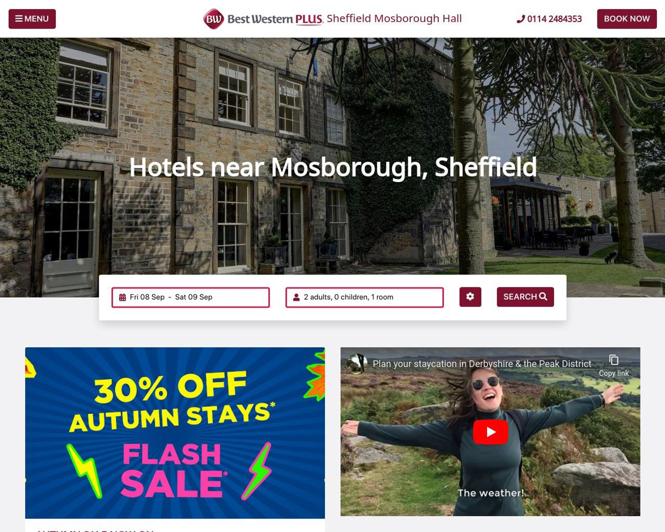 Best Western Plus Mosborough Hall Hotel