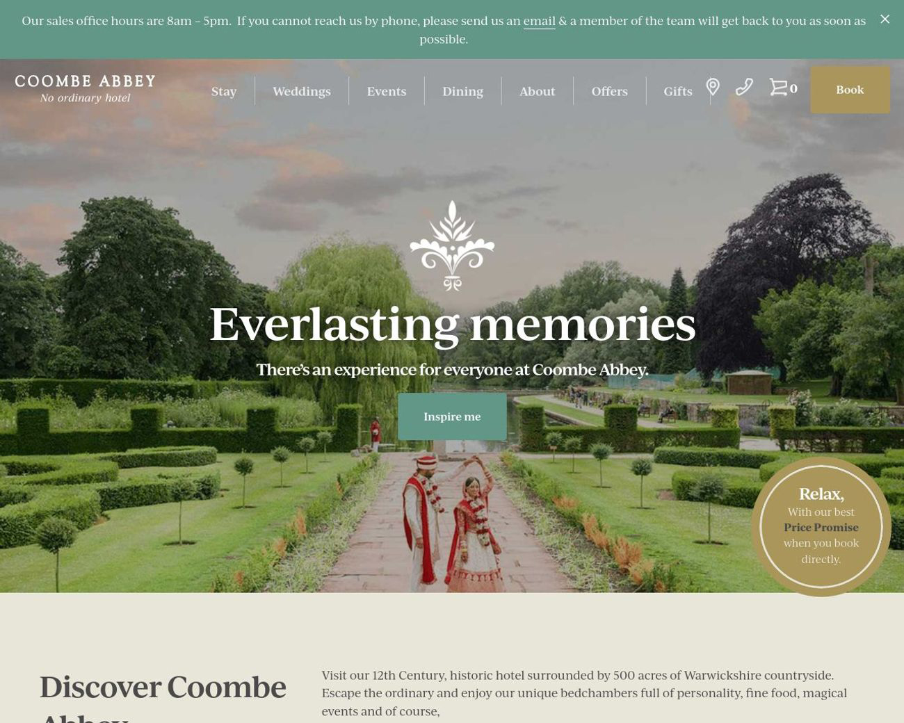 Coombe Abbey Hotel