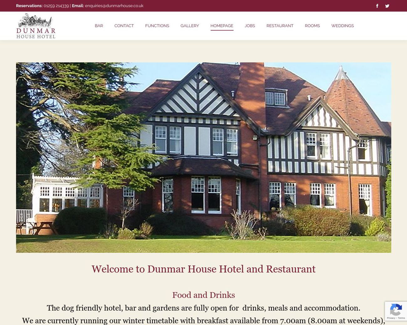 Dunmar House Hotel and Restaurant