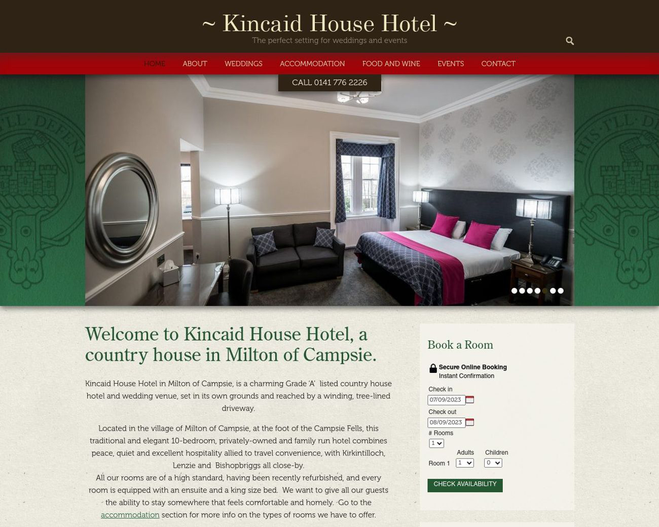 Kincaid House Hotel