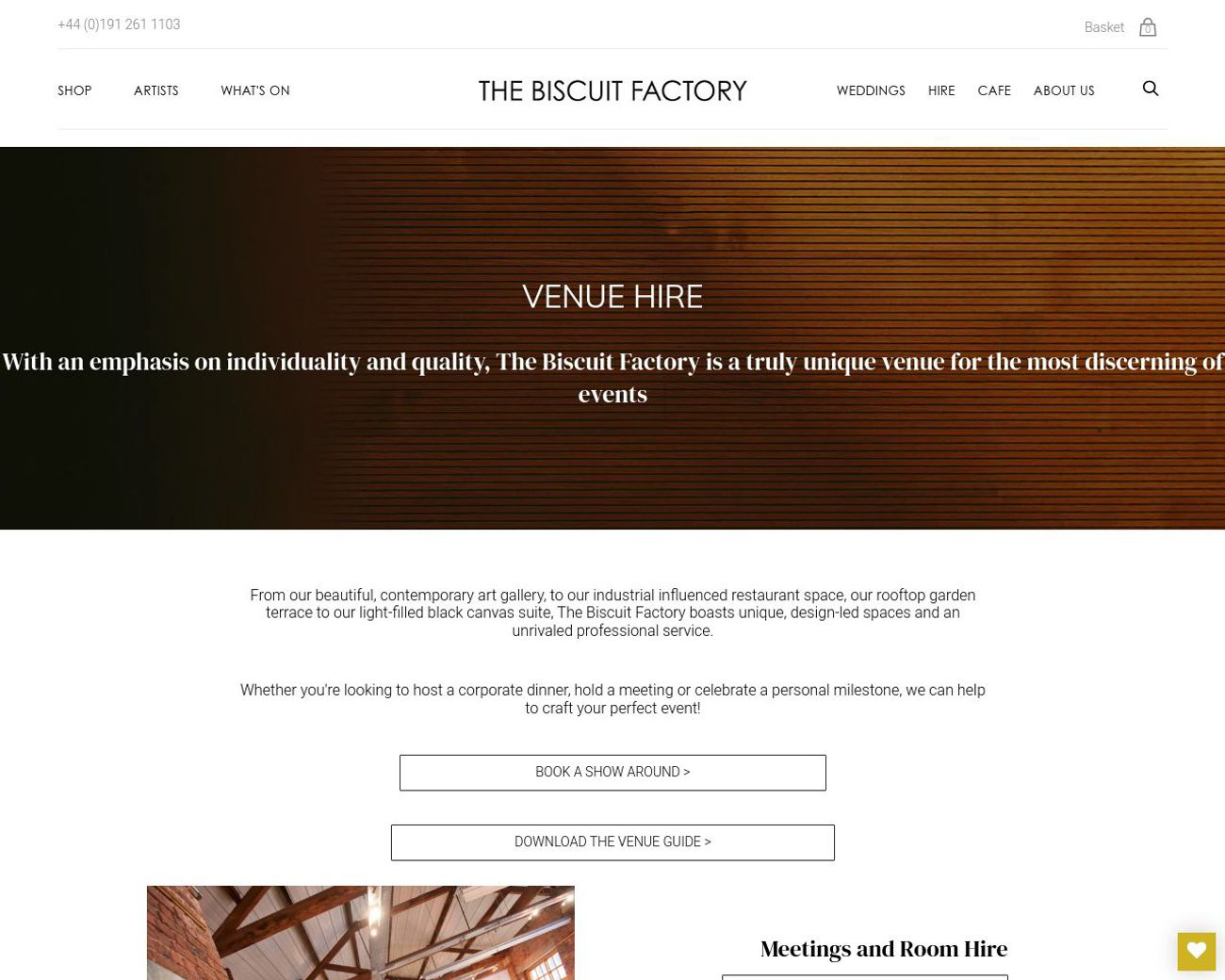 The Biscuit Factory Weddings and Events